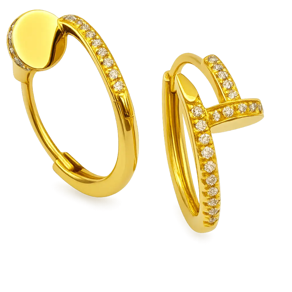 گوشواره جواهر  کد: 12814